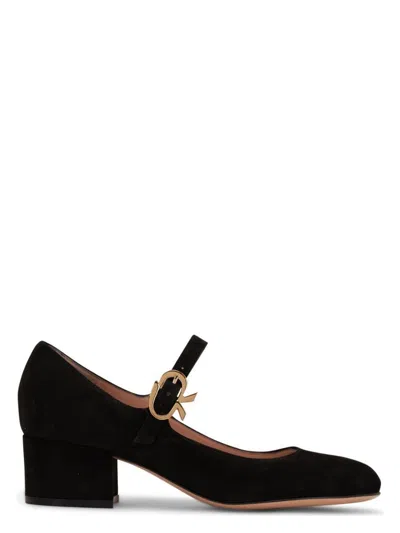 GIANVITO ROSSI WOMEN'S MARY RIBBON SUEDE PUMP