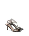 Gianvito Rossi Metropolis 70mm Transparent Sandals In Black