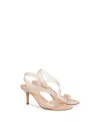 Gianvito Rossi Metropolis 70 Plexi Sandals In Neutrals