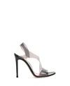 Gianvito Rossi Metropolis Twisted Stiletto-heeled Sandals In Black