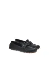 Gianvito Rossi Monza Leather Loafers In Black