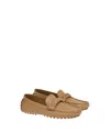 Gianvito Rossi 10mm Monza Leather Loafers In Brown