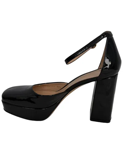 Pre-owned Gianvito Rossi Women's Patent Leather Ankle Strap Platform Pump (authentic  Pre-loved)