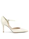 Gianvito Rossi Patent Leather Pump In White