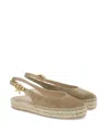 Gianvito Rossi Paz Suede Slingback Espadrilles