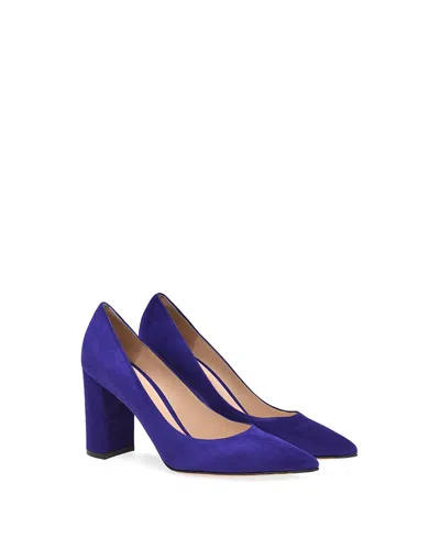 Gianvito Rossi Piper 85 Suede Pumps In Purple