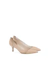 Gianvito Rossi Women's Plexi 55 Pumps In Light Pink