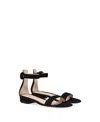 Gianvito Rossi Women's Portofino 20 Flat Sandals In Black