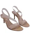 Gianvito Rossi Women's Pvc Metropolis 70 Heeled Sandal (authentic Pre-loved) In Neutral