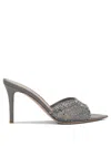 Gianvito Rossi Women "rania Mule 85 Mm" Mules In Gray