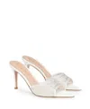 Gianvito Rossi Rania 85mm Leather Sandals In White