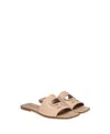 Gianvito Rossi Ribbon Slide In Pink