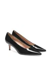 Gianvito Rossi 70mm Vitello Middle Heel Leather Pump