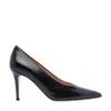 Gianvito Rossi 85mm Pointed-toe Leather Pumps In Black