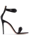 Gianvito Rossi Bijoux 105mm Leather Sandals In Black
