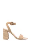 Gianvito Rossi 85 Suede Espadrille Sandals