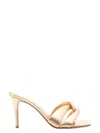 Gianvito Rossi Love 55 Nappa Silk In Gold
