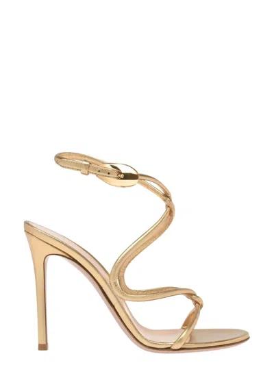 GIANVITO ROSSI WOMEN'S SHOES NAPPA SILK+GLASS