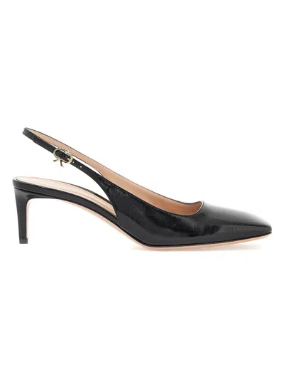 Gianvito Rossi Women's Slingback Dã©col Pumps In Nero