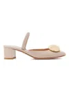 Gianvito Rossi Slingback Décollet In Nude & Neutrals