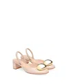 Gianvito Rossi Slingback Décollet In Natural