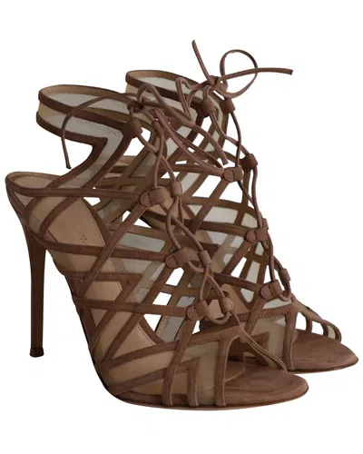 GIANVITO ROSSI GIANVITO ROSSI WOMEN'S SUEDE ADRIA SANDAL