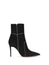 Gianvito Rossi 95mm Pointed-toe Stiletto Boots In Black