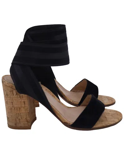 GIANVITO ROSSI GIANVITO ROSSI WOMEN'S SUEDE HAILEE BAND STRAP BLOCK HEEL SANDAL (AUTHENTIC  PRE-LOVED)