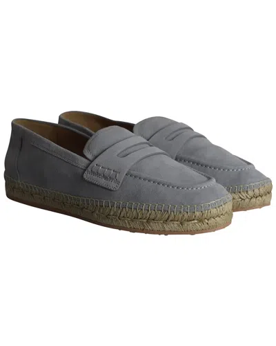 Gianvito Rossi Women's Suede Lido Loafer, Size 42, Never Worn (authentic Pre-  Loved) In Silver