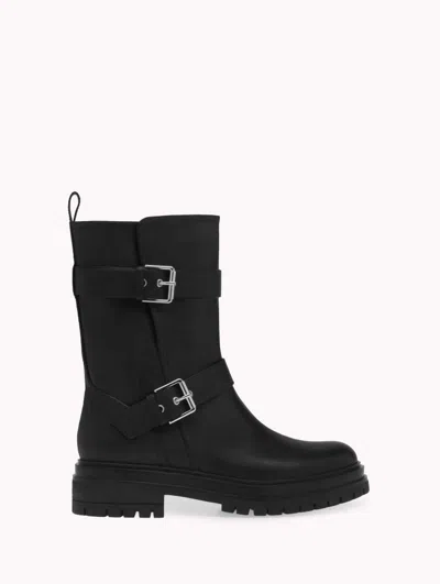 Gianvito Rossi Women's Thiago Biker Bootie In Black