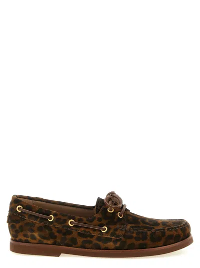 Gianvito Rossi Leopard-print Calf Leather Loafer In Multi
