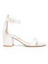 Gianvito Rossi Bridal Versilia Satin Sandals In White