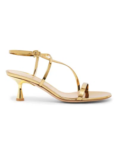 Gianvito Rossi Women's Vitello Glove 55m Sandals In Orange