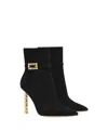 Gianvito Rossi Wonder 105mm Suede Boots In Black