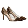 Gianvito Rossi Womens Animal Print Pump
