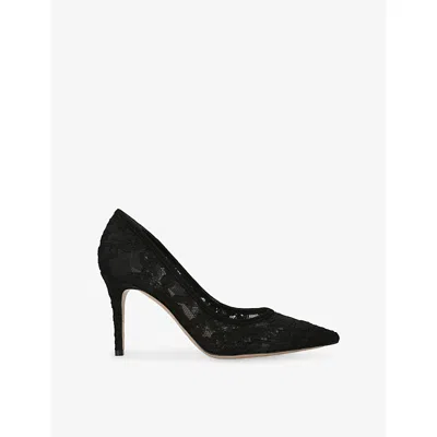 Gianvito Rossi Lace Claudia Pumps 85 In Animal Print