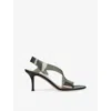 Gianvito Rossi Leather Metropolis Sandals 70