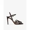 Gianvito Rossi Kerry Heeled Sandals 95 In Brown