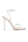 Gianvito Rossi Crystal Strappy Sandals In Silver