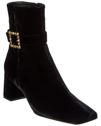GIANVITO ROSSI WONDY 55 VELVET BOOTIE