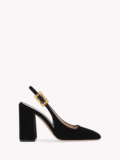 Gianvito Rossi Wondy Sling In Black