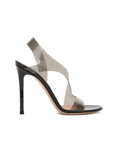 GIANVITO ROSSI WRAPPED IN BARE HEEL SANDALS
