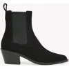Gianvito Rossi Wylie Suede Western Chelsea Booties
