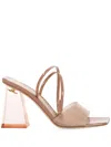 Gianvito Rossi 85mm Square-toe Sandals In Nude & Neutrals
