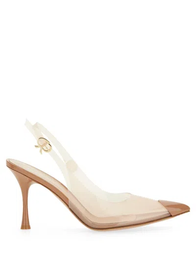 Gianvito Rossi Diana 85 Slingback Plexi Pumps In Transparent