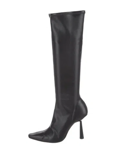 Pre-owned Gia/rhw Leather Boots In Black