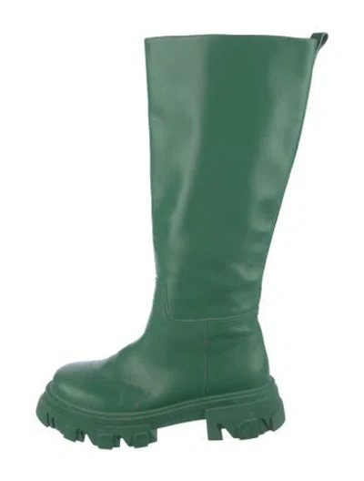 Pre-owned Gia/rhw Leather Boots In Green