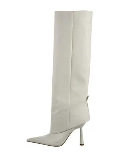 Pre-owned Gia/rhw Leather Boots In Neutrals