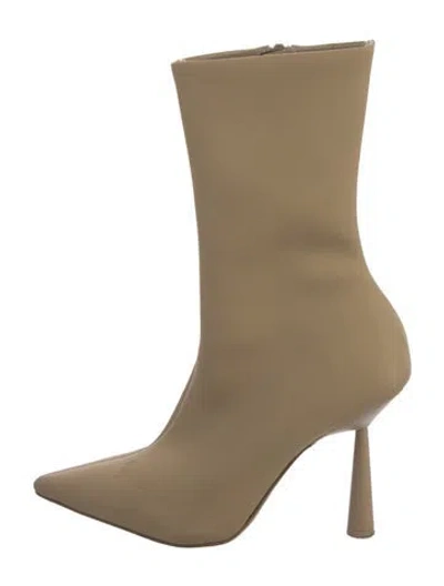 Pre-owned Gia/rhw Leather Boots In Neutrals
