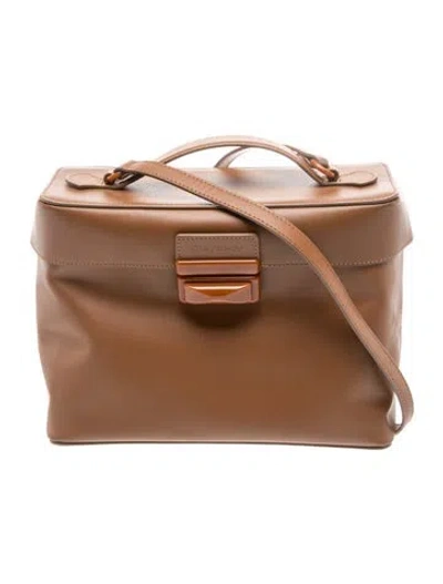 Pre-owned Gia/rhw Leather Shoulder Bag In Brown